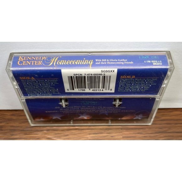 Bill & Gloria Gaither Kennedy Center Homecoming Cassette Tape Christian 1999 - Picture 4 of 4
